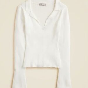 J.Crew Fitted pullover sweater in TENCEL™ lyocell blend